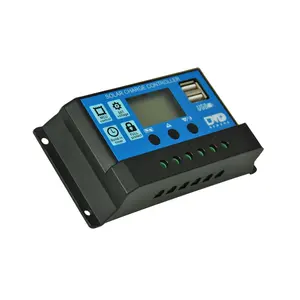 Fabrik preis USB 12V 24V 20 Ampere 30a 10a 20a 40a Pwm Mehrzweck-Off-Grid-Solarpanel-Laderegler für PV-Modulsystem