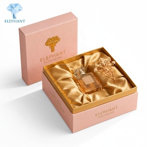 Caja de Aceites Esenciales Premium, Empaque de Regalo Rígido, Papel de Arte con Laminado Mate, Forro de Terciopelo con Relieve, Color Rosa, Reciclable para Cosméticos - Product Image 2