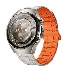 สายนาฬิกาซิลิโคนแม่เหล็กแข็งแรงสองสีสำหรับนาฬิกาหัวเว่ย5 46มม. อเนกประสงค์22มม. สายกีฬาสำหรับ GT5 Pro 45มม. GT4 <span class=keywords><strong>Gt2e</strong></span> - Product Image 2