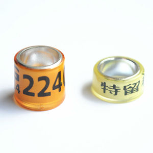 Duivenringen en voetbanden van aluminium+plastic, milieuvriendelijk voor Europa - Product Image 5