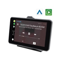 7 pulgadas Universal On Dash inalámbrico coche Carplay Android Auto pantalla portátil Multimedia REPRODUCTOR DE DVD con navegación WIFI