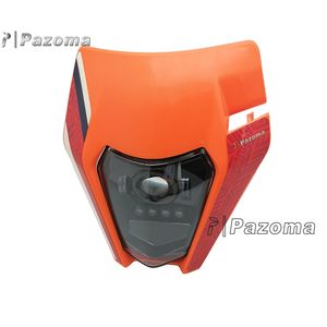 Phare LED universel <span class=keywords><strong>Enduro</strong></span> Dual Sport, <span class=keywords><strong>masque</strong></span> avant pour motos tout-terrain 250EXC 150 XC-W - Product Image 5