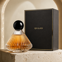 Flacon de parfum en verre personnalisé de luxe 50 ml 100 ml, flacon de parfum vide magnétique avec boîte, couvercle magnétique