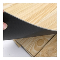 Plancher en vinyle flottant de luxe LVT LVP PVC de 5 mm, imitation bois, pose libre, imperméable
