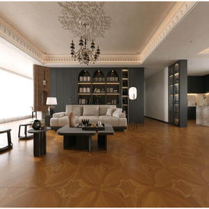 Carreaux de sol en porcelaine modernes 800x800 effet bois clair, antidérapants et résistants à l'usure, style européen classique, reconstitués pour usage domestique - Product Image 5