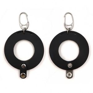 PU Leather Golf Ball Bag Single Golf Ball Pouch Simple Golf Ball Pouch Holder with <b>Hook</b> - Product Image 3