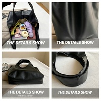 Sac à bandoulière pour femme en PU, style pochette, de créateur, grandes marques, mode urbaine, imprimé lettres, grande capacité, avec chaîne
