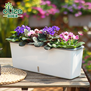 New Styles PP Flower <strong>Pot</strong> Plastic Gardening Planter Vegetable <strong>Rectangle</strong> <strong>Plant</strong> <strong>Pots</strong> - Product Image 6