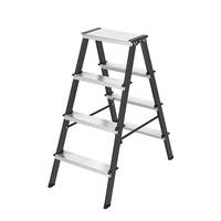 Escabeau pliant en aluminium léger approuvé EN14183 escabeaux chaise escabeau cuisine utiliser échelle portable