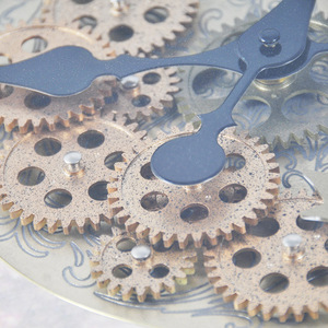 Đồng Hồ Treo Tường Nhà Làm Theo Yêu Cầu Cổ Điển Giá Siêu Cạnh Tranh 60*60CM Đồng Hồ Trang Trí Tường Tròn Màu Đen Sáng Tạo - Product Image 4