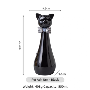 Pet kedi külleri ve kremasyon için lüks seramik yavru Urn-dayanıklı tasarım - Product Image 5