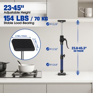 Tongkat Penyangga Teleskopik DIY yang Dapat Disesuaikan, Sistem Tangan Ketiga, Fitur Kustomisasi OEM, Alat untuk Penggunaan Barang, <span class=keywords><strong>Drywall</strong></span>, Kabinet, Dongkrak - Product Image 5