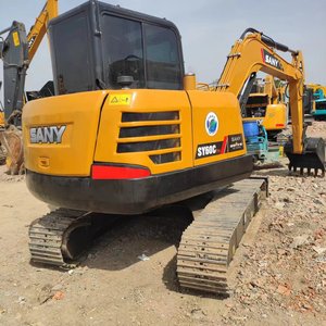 Modelo Más Vendido, Acoplador Rápido Ecológico y Rentable, Excavadoras Usadas Sany SY60 para Proyectos de Construcción - Product Image 2