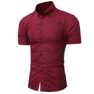 ชุดเดรสผ้าฝ้าย100% สำหรับผู้ชาย, เสื้อผ้าฝ้ายด๊อบบี้เนื้อผ้าลำลองมีรอยยับแห้งเร็วเป็นมิตรกับสิ่งแวดล้อมระบายอากาศมีกระดุมขนาดพิเศษ - Product Image 6