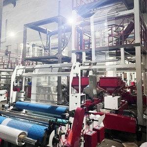 เครื่องเป่าฟิล์มฮงตง 1500 มม. แบบสองชั้น LDPE ผลิตได้ 100 กก./ชม. สำหรับสายการผลิตบรรจุภัณฑ์พลาสติก - Product Image 5
