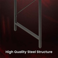 Escritorio de Juegos Rectangular al por Mayor, Mesa para PC Resistente, Escritorio Grande para Juegos con Estantes de Almacenamiento y Bolsa