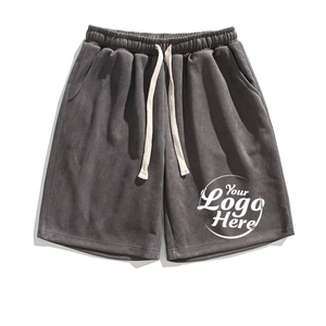 Shorts de sport personnalisés en polyester, décontractés, style hip-hop, streetwear, pour activités de plein air, séchage rapide, respirants - Product Image 1