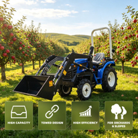 Tracteur miniature chinois de 40 CV, 29,4 kW, 404, pour l'agriculture, les jardins et les fermes, avec des tracteurs de haute qualité
