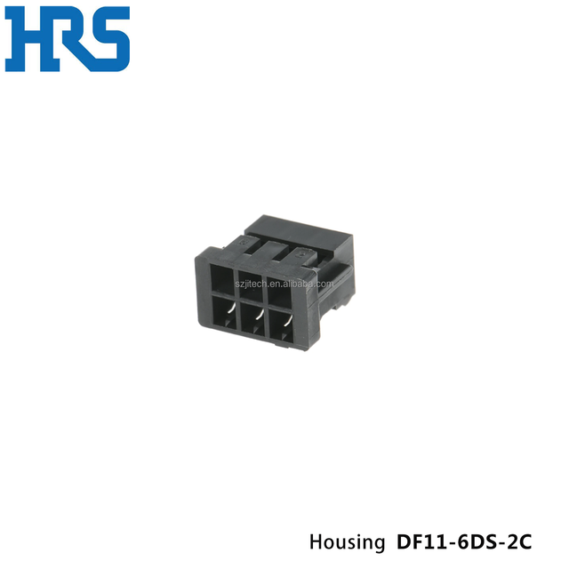 DF11-6DS-2C HIROSE  Connectors, Interconnects Rectangular Connectors Rectangular Connector Housings Series DF11 Color Black