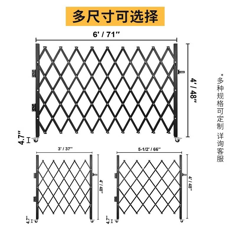 ประตูบานคู่พับได้ 1500h * 3000w