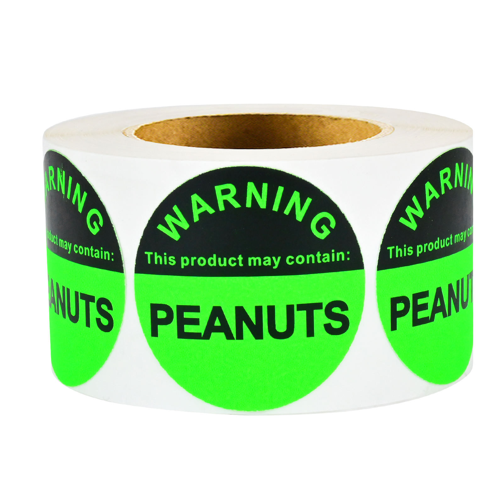 Advertencia de la alergia del cacahuete