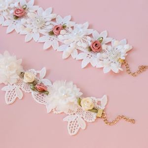 Nouveau collier élégant en dentelle pour chat et chiot, collier en dentelle blanche avec nœud mignon, nouveaux costumes de princesse pour chat à la mode - Product Image 5