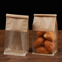 Sacs de boulangerie refermables personnalisés avec fenêtre pour café de luxe et en-cas gastronomiques