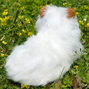 Realistico giocattolo di piccolo gatto realistico simpatico gattino peluche statuetta di animali pelosi in plastica per ornamenti da giardino per la casa del gattino - Product Image 3