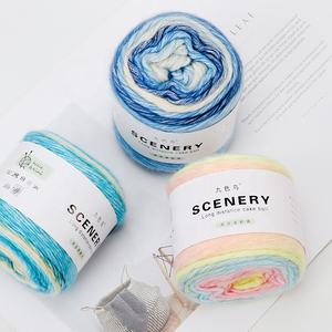 Pelote de Laine Grosse Teinte en Dégradé Arc-en-ciel pour Tricot Main, Fil DIY pour Vêtements, Écharpes et Chapeaux - Product Image 3