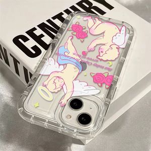 Angel Rose Print ammortizzatore Anti-caduta paraurti TPU custodia per telefono cellulare per Iphone 7 8 X Xr Xs Max 11 12 13 14 15 16 17 - Product Image 6