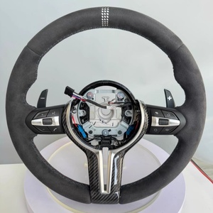 Volante de Alcantara para <span class=keywords><strong>BMW</strong></span> Serie 1 2 3 M2 M5 M3 M6 F80 M4 F82 F30 F31 F20 F21 F22 F23 F32 F33 F10 F15 F16 F01 F05 - Product Image 1