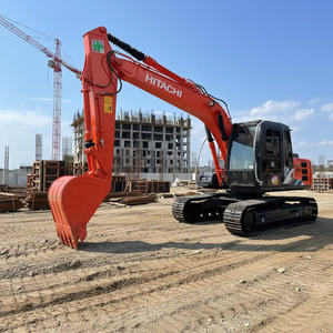 Excavatrice Hitachi ZX120 d'occasion de bonne qualité, 12 tonnes, modèle 2018, faible nombre d'heures, moteur et boîte de vitesses bien entretenus, parfaite pour la construction - Product Image 1