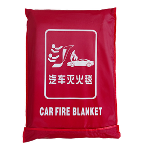 Couverture anti-feu pour extincteur EN 13501 6x8 m (19,8x26 pi) pour urgences extrêmes et incendies de véhicules au lithium - Product Image 1