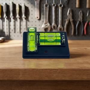 Nivel Magnético en Forma de T de 3 Pulgadas, Portátil, con Base Negra y Vial Verde de Alta Visibilidad para Construcción y Manualidades - Product Image 2