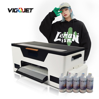 Kaus Printer Dtf kecepatan tinggi 30cm pakaian Dtf pencetak Inkjet Film hewan peliharaan industri pencetak Dtf A3