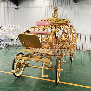 ZOWN Petite Princesse Cendrillon Citrouille Chariot pour <span class=keywords><strong>Location</strong></span> <span class=keywords><strong>De</strong></span> <span class=keywords><strong>Mariage</strong></span> <span class=keywords><strong>De</strong></span> <span class=keywords><strong>Luxe</strong></span> Cheval Chariot Boulon Henan - Product Image 6