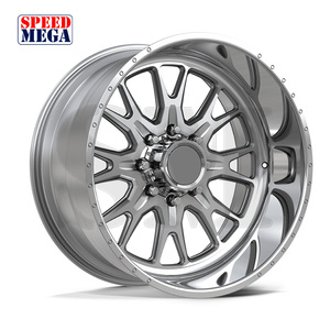 Ruedas Speedmega Deep Dish Forged Monoblock Super Single Deep Concave con Acabado Pulido Espejo para Camionetas, 20 y 26 Pulgadas, 6x135 para F150 - Product Image 3