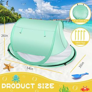 <span class=keywords><strong>Tente</strong></span> de plage pour bébé, <span class=keywords><strong>tente</strong></span> extérieure anti-moustiques et anti-<span class=keywords><strong>UV</strong></span>, <span class=keywords><strong>tente</strong></span> intérieure pour bébé - Product Image 2
