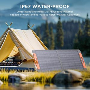 Paneles Solares Plegables ALECTER de 100W, Negros, Portátiles, ETFE, 23% de Alta Eficiencia, Suministro de Energía de Emergencia, para Campismo al Aire Libre, Precio de Fábrica - Product Image 3