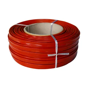 Electrical insulation tube silicone coated fiberglass sleeve