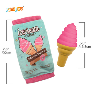 Famipet Bán Buôn Thiết Kế Bền TPR Cao Su Dog <span class=keywords><strong>Chew</strong></span> Đồ Chơi Mềm Plush Dog Đồ Chơi - Product Image 3