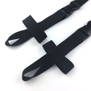 Cordon de cou personnalisé avec logo sur mesure et sangle élastique pour verres à vin et bière, avec boucle en plastique - Product Image 4