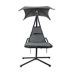 Meubles <span class=keywords><strong>de</strong></span> jardin Oeytree Chaise longue suspendue avec auvent Chaise hamac portable d'extérieur Chaise longue <span class=keywords><strong>de</strong></span> <span class=keywords><strong>soleil</strong></span> - Product Image 6