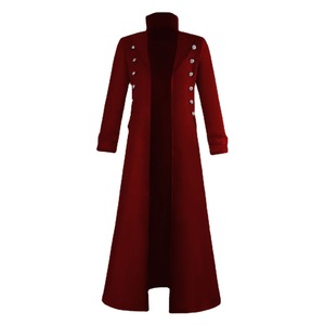 Cappotto Vintage gotico rinascimentale della metà del secolo <span class=keywords><strong>Costume</strong></span> da scena doppiopetto Plus Size realizzato in cotone per Natale - Product Image 5