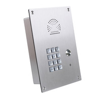 Pleine kepad mains libres Haut-Parleur Extérieur anti vandale téléphone d'interphone d'urgence