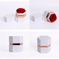 Kotak Bunga Bentuk Infinity Seri Mawar Asli Awet Elegan untuk Hadiah Hari Valentine Grosir