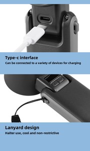 H03B Factory Wholesale Wearable <b>Mini</b> <b>USB</b> Rechargeable Portable Handheld Skin Friendly Cooling Foldable High Speed Turbo <b>Fan</b> - Product Image 4