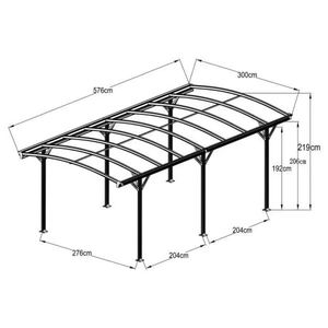 Prix de gros Abri voiture <span class=keywords><strong>garage</strong></span> étanche en aluminium et polycarbonate isolé de haute qualité - Product Image 2