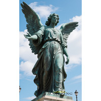 Bronze Art Fonderie Bronze Abstrait Cercle Sculpture Métal Artisanat En Laiton Jardin Statue Cercle Bronze Lecture Fille Sculpture