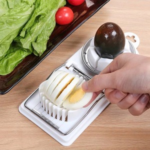 Multifunctional PP Base egg cutter 2-in-1 stainless steel wire pull egg cutter for hanging high-quality <b>kitchen</b> <b>accessory</b> tools - Product Image 3